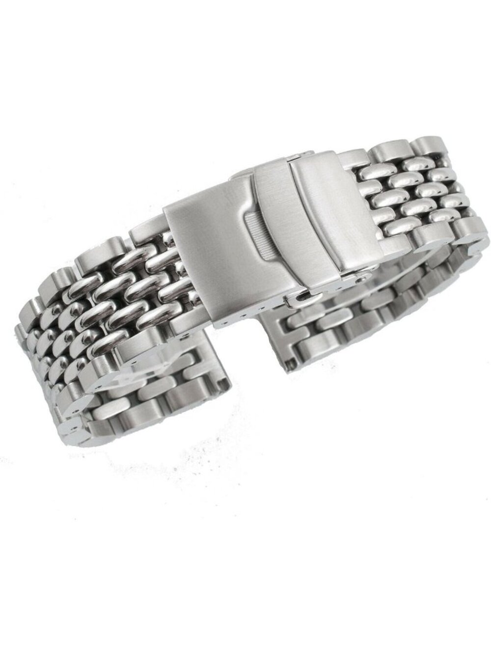 Vintage Stainless Steel Watch Bands for Men & Women - Quick Release, 18mm-24mm